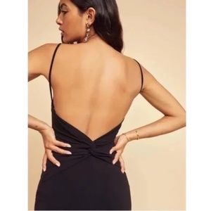 REFORMATION Hex Dress in Black Size Small NWOT